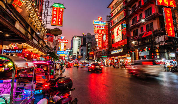 Dusk in Chinatown